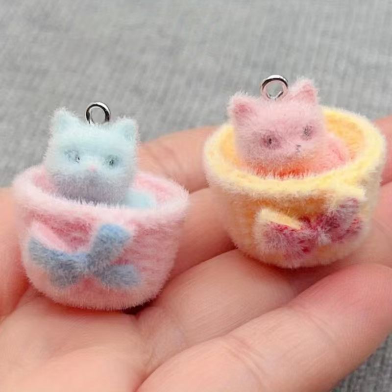 Jewelry Making Party - 4 шт. 3D-подвески в виде кошек
