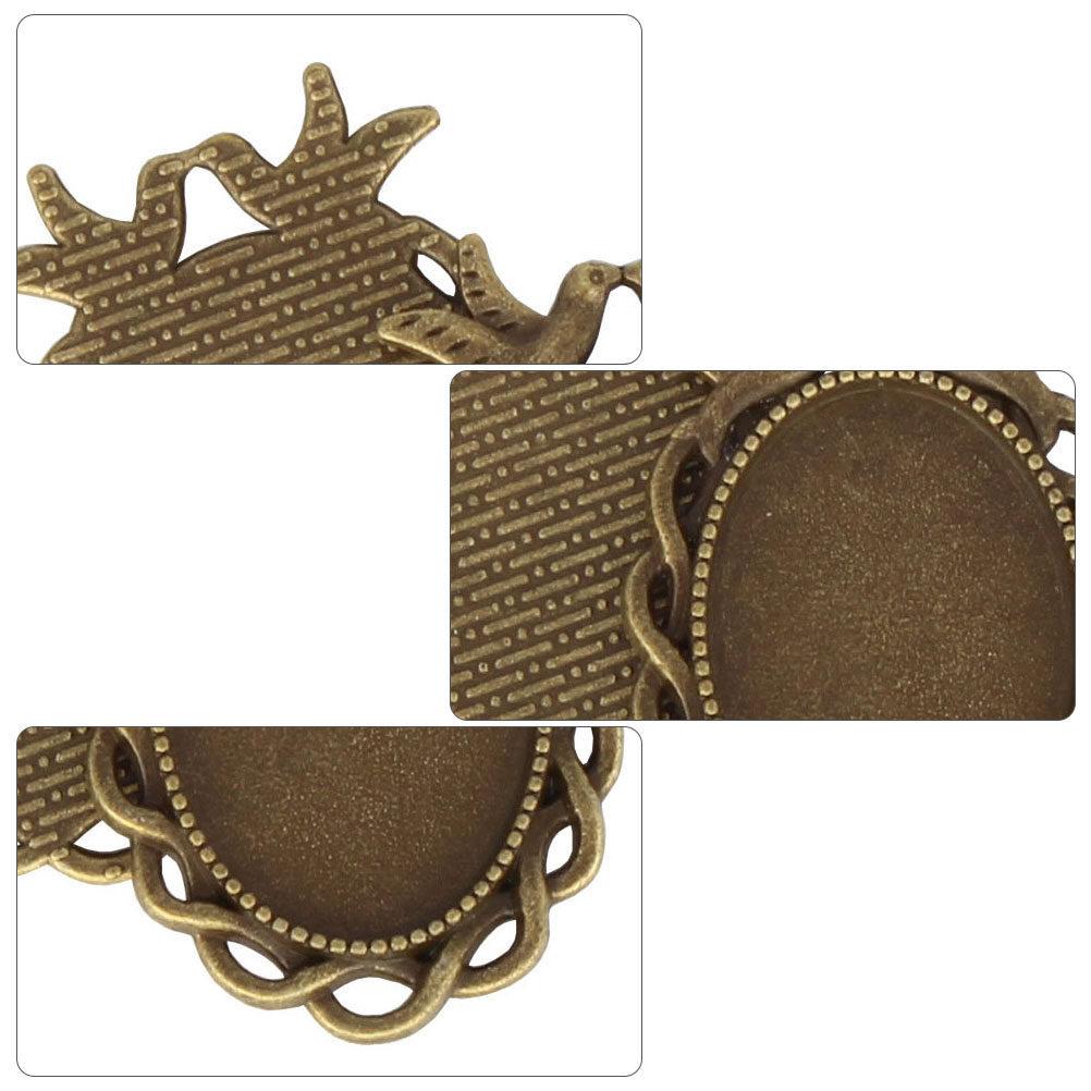 Jewelry Making Tray - 50 шт. металлических подвесных лотков в
