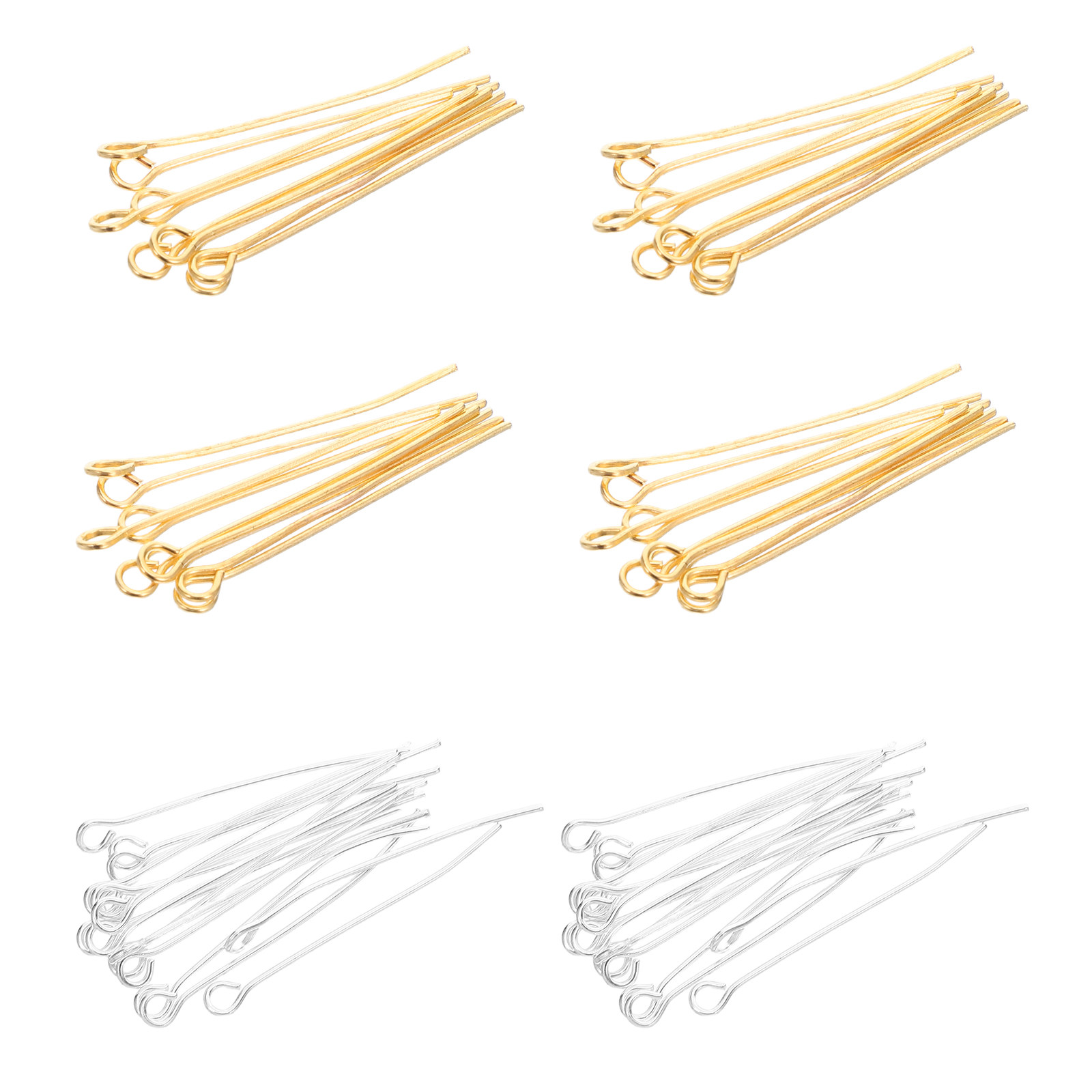 Jewelry Making Eye Pins - 1200 шт. металлических булавок с петелькой