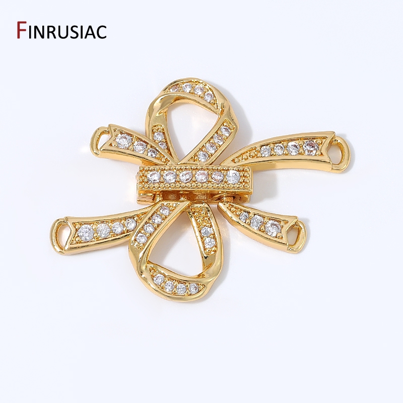 Jewelry Making Metal Supplies - застежки для бижутери,Позолоченные 18-каратным золотом латунные