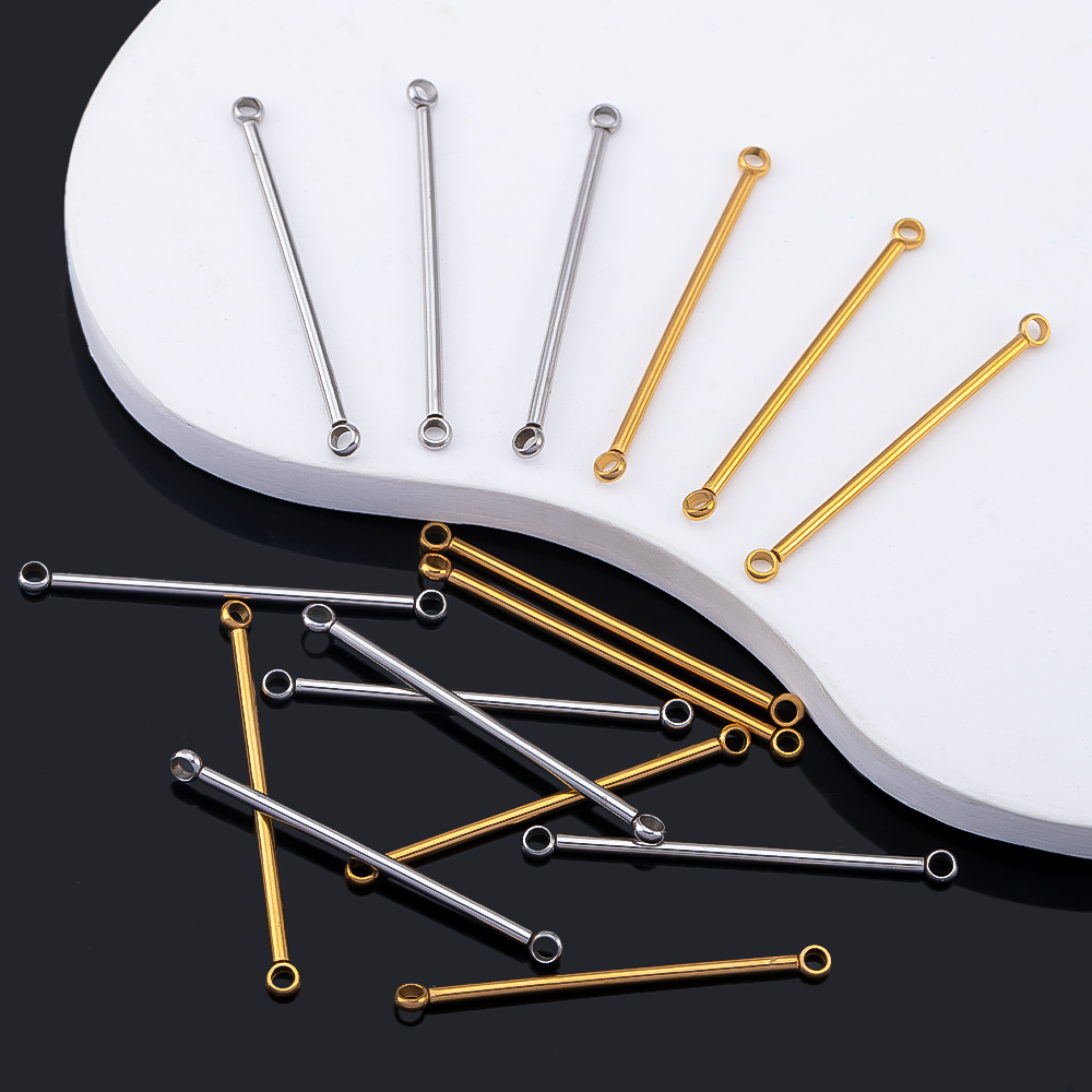 Jewelry Making Eye Pins - 10 шт., двойное кольцо из нержавеющей