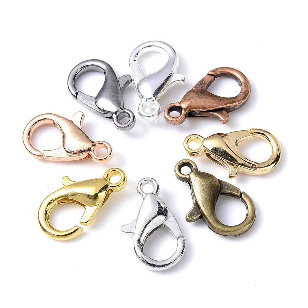 Jewelry Making Metal Supplies - 100 шт. застежек-карабинов из цинкового сплава