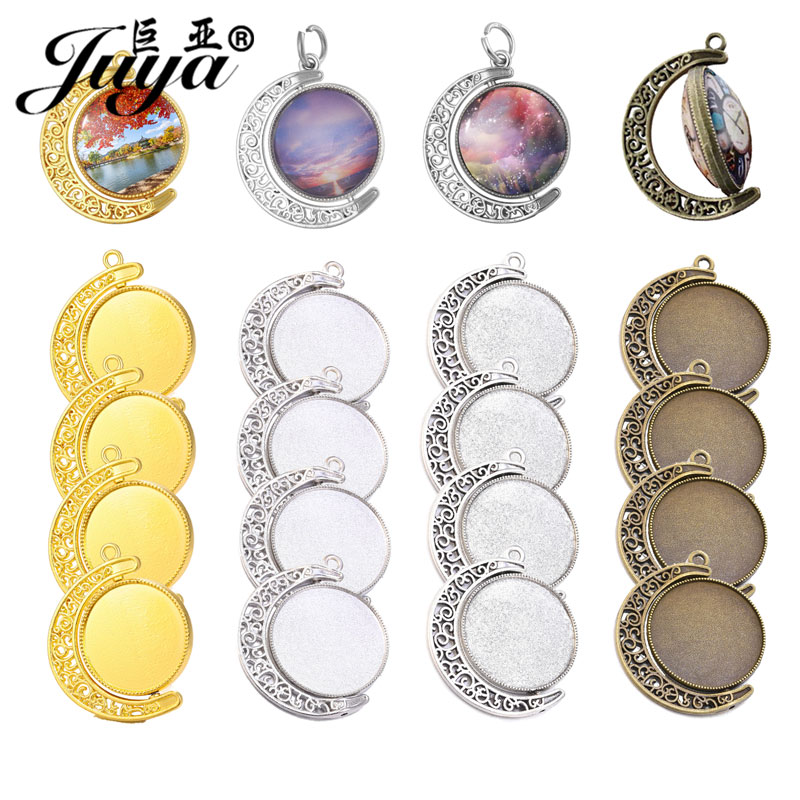 Jewelry Making Tray - 5 шт./лот, двухсторонняя подвеска с камеей