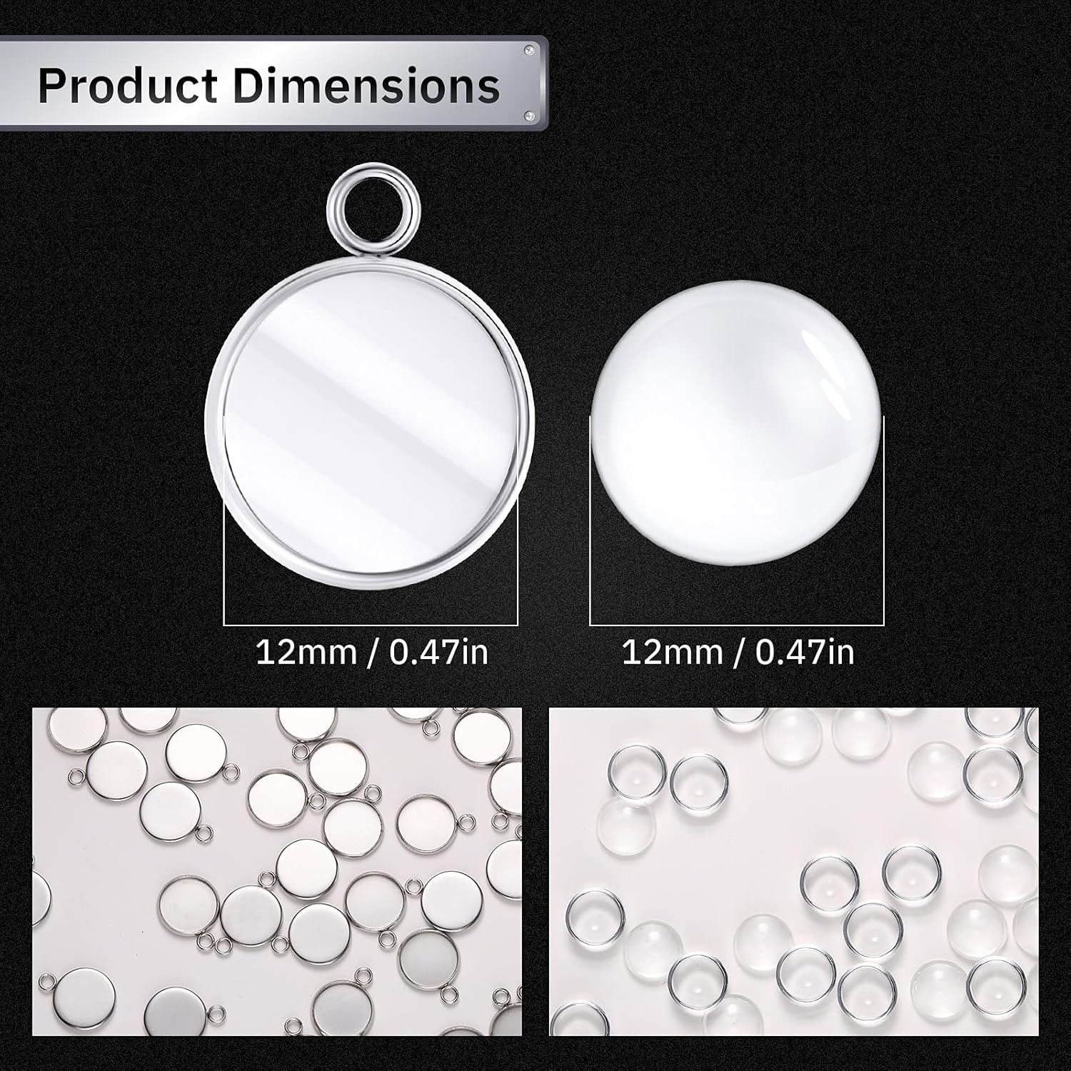20 шт., круглые заготовки из н – обзор и цена Jewelry Making Tray