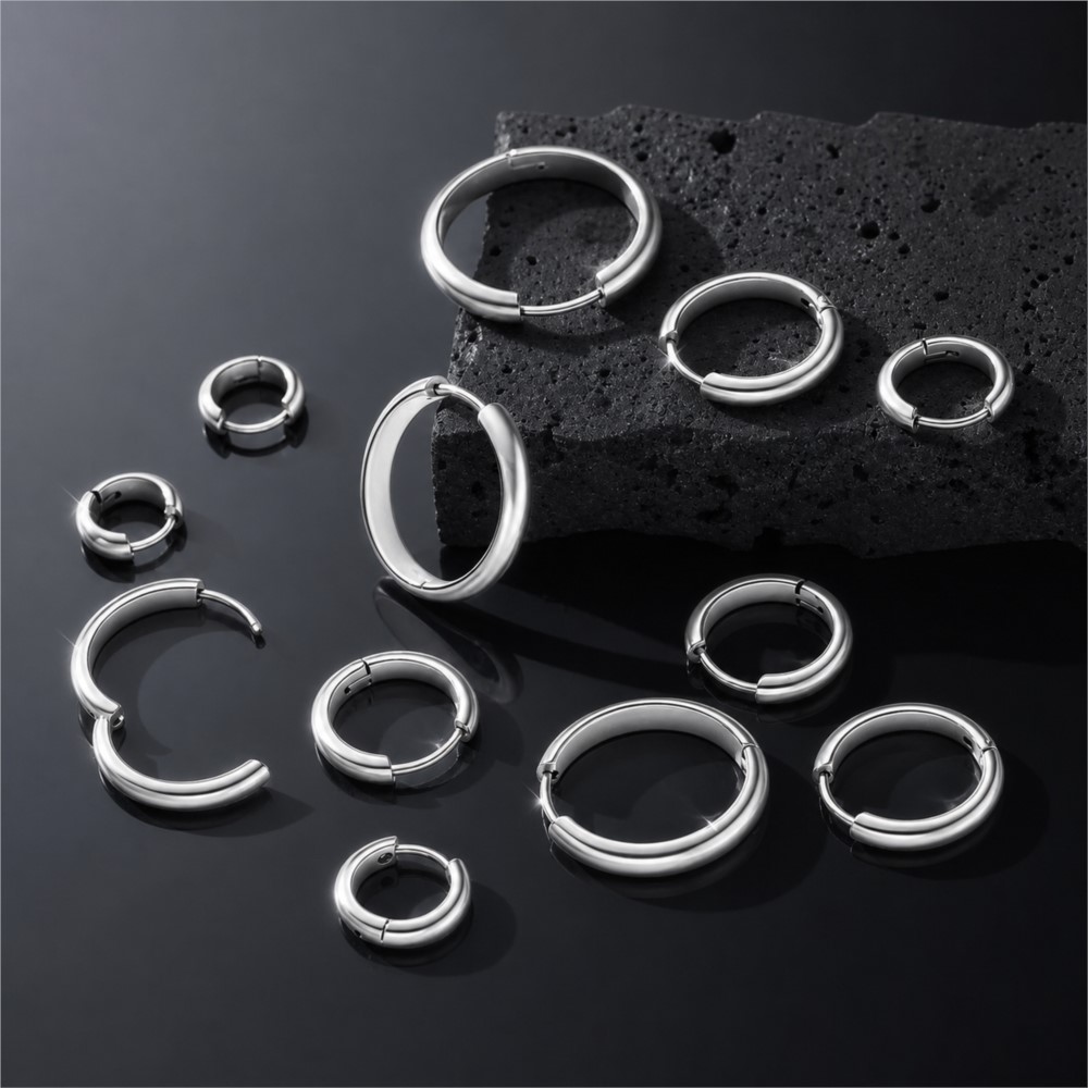 4 шт. круглых серег-кольец из  – обзор и цена Jewelry Making Charms