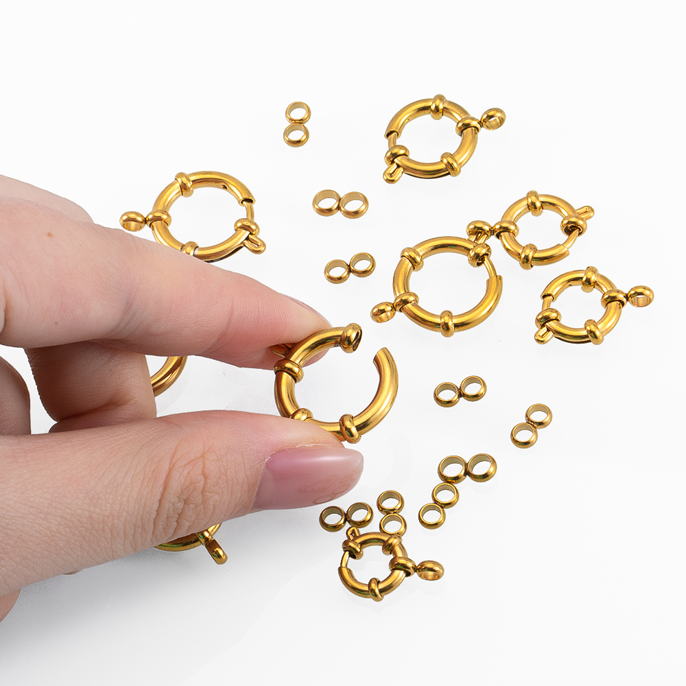 4 шт., пружинные застежки из н – обзор и цена Jewelry Making Metal Supplies