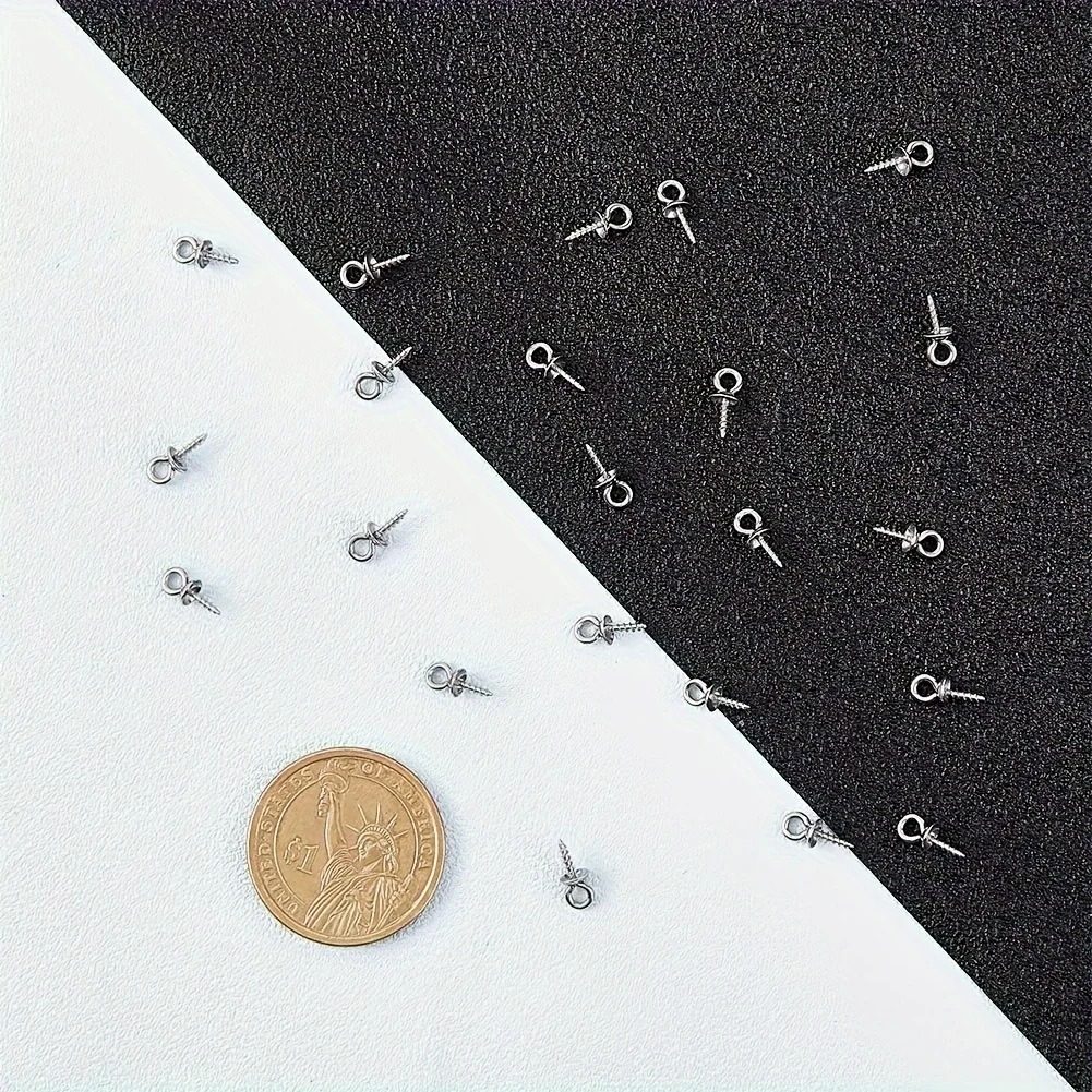 100 шт. 10x4 мм, тональный вин – обзор и цена Jewelry Making Eye Pins