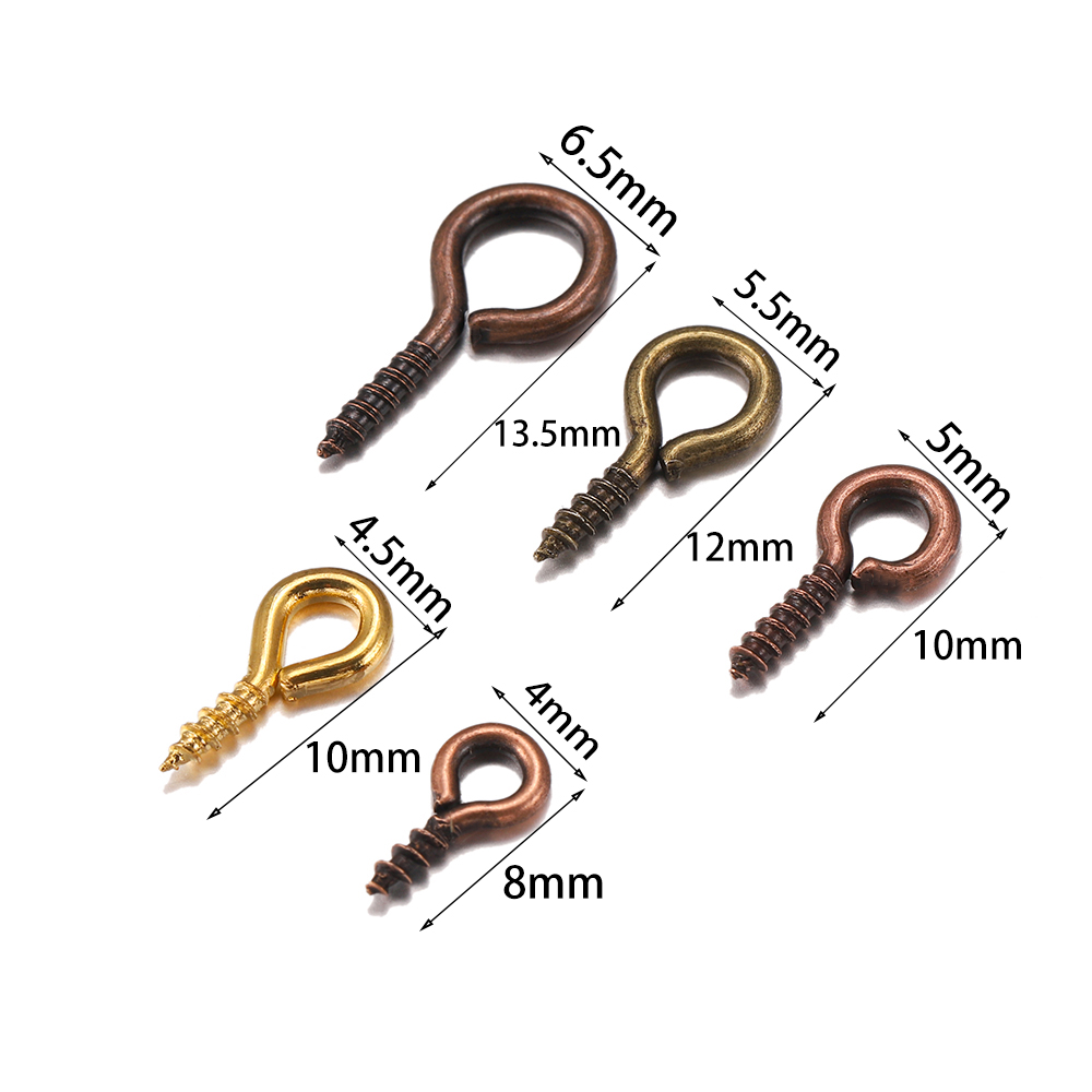 200 шт. миниатюрных металличес – обзор и цена Jewelry Making Eye Pins