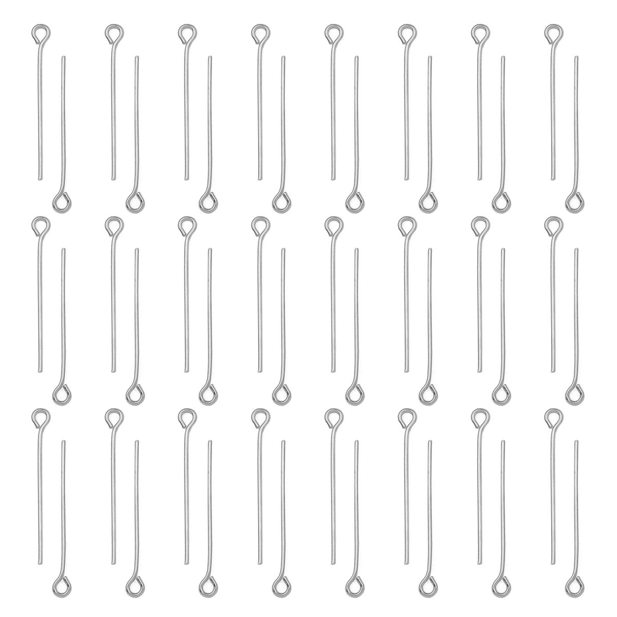 100 шт./лот, штифты-кольца из  – обзор и цена Jewelry Making Eye Pins