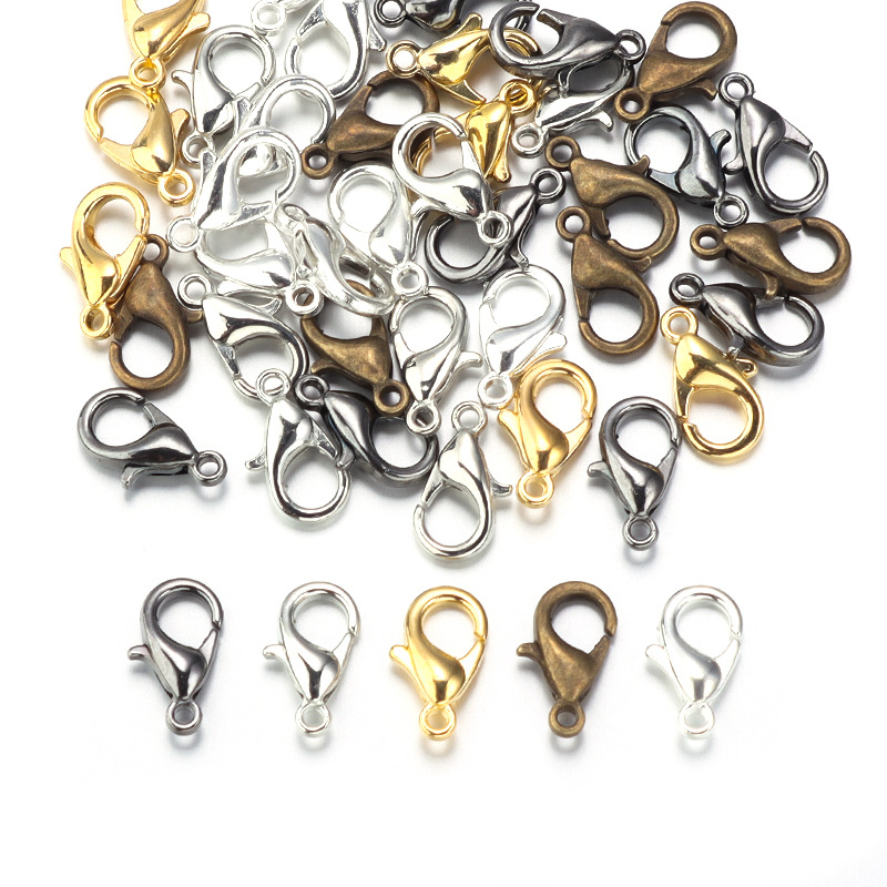 100 шт. застежек-карабинов из  – обзор и цена Jewelry Making Metal Supplies