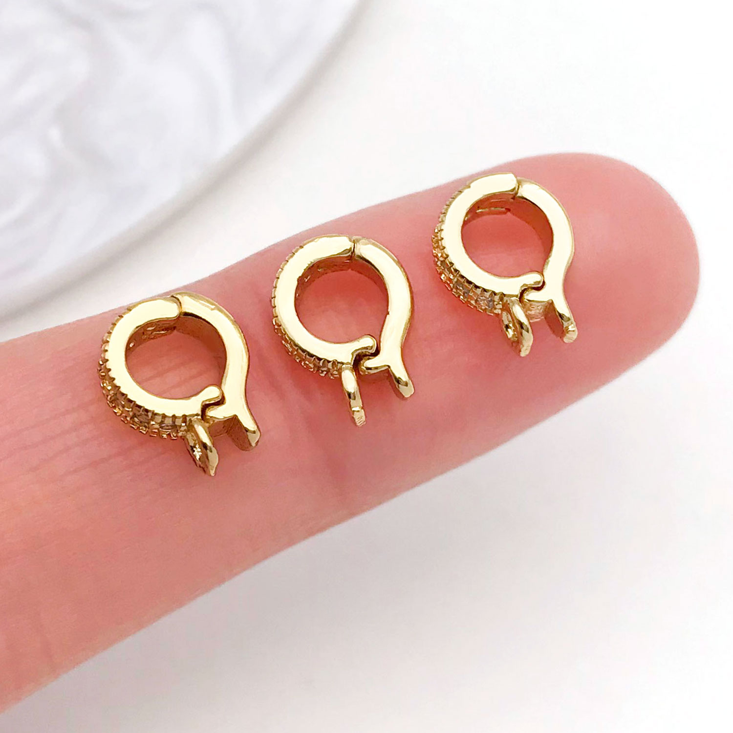 5 шт., 18-каратное настоящее п – обзор и цена Jewelry Making Charms
